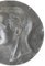 Retrato de perfil de un hombre de bronce fundido, década de 1900, Imagen 4