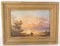 Hudson River, 1800s, Paint on Cardboard, Framed 11