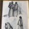 Eleanor Reed, Native American, Charcoal Study Drawing, 1940s, Framed 3