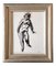 Female Nude, 1960s, Marker on Paper, Framed 1