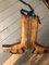 Vintage 19th Century, Wooden Boot Forms Set of 2 6