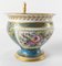 Taza de té y platillo francés tipo Sevres con decoración floral, Imagen 11