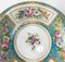 Taza de té y platillo francés tipo Sevres con decoración floral, Imagen 6