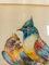 Estudios de pájaros coloridos, siglo XIX, pintura de acuarela, enmarcado. Juego de 2, Imagen 7
