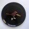 Mid-Century Modern Couroc of Monterey Cardinal Bird Round Tray 3