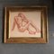 Studio di nudo maschile, anni '40, Seppia su carta, con cornice, Immagine 5