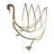 Revistero inglés de latón con forma de cisne o ganso, siglo XIX, Imagen 1
