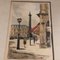 H. Alexis, Eiffelturm & Place Vendome, 1950er, Aquarelle auf Papier, 2er Set 4