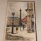 H. Alexis, Torre Eiffel e Place Vendome, anni '50, Acquerelli su carta, set di 2, Immagine 4