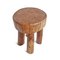 Vintage West African Wood Stool 2