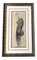 Abstract Female Nude Study, 1950s, Charcoal, Framed, Image 1