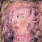 Peter Duncan, Abstraktes Frauenportrait, 2000er, Farbe auf Papier 3
