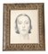 Portrait de Femme Art Déco, 20ème Siècle, Fusain sur Papier, Encadré 1