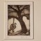 Barbara Garrison, Aguafuerte del árbol de la mañana Animales y niños jugando, años 70, Grabado, Imagen 7