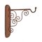 Vintage Iron Rust Scroll Wall Bracket 2