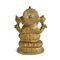 Small Vintage Brass Ganesha Figure 4
