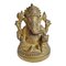 Small Vintage Brass Ganesha Figure 1