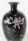 Early 20th Century Japanese Floral Decorated Cloisonne Vase, Image 2
