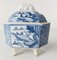 Incensiere giapponese blu e bianco Arita Kiln, Immagine 2