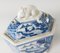Japanese Blue and White Arita Kiln Incense Burner Censer 6
