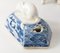 Japanese Blue and White Arita Kiln Incense Burner Censer 9