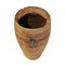 Rustic Vintage Wood Pot W/Ring Handles 2