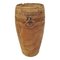 Vaso in legno rustico vintage con manici ad anello, Immagine 1
