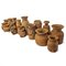 Vaso in legno rustico vintage con manici ad anello, Immagine 6