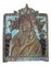 Russische christliche religiöse Ikone aus emaillierter Bronze 1