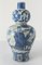 Chinese Blue and White Chinoiserie Double Gourd Vase, Image 2