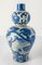 Chinese Blue and White Chinoiserie Double Gourd Vase 5