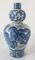 Chinese Blue and White Chinoiserie Double Gourd Vase, Image 4