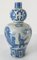 Chinese Blue and White Chinoiserie Double Gourd Vase 3