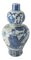 Chinese Blue and White Chinoiserie Double Gourd Vase 1