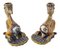 Italian Majolica Faience Renaissance Revival Candlesticks, Image 1