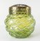 Vase Art Nouveau en Verre Vert Irisé par Loetz, Autriche 3
