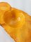 Posacenere in alabastro arancione finto ambrato di Romano Bianchi, anni '60, Immagine 7