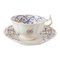 19th Century English Staffordshire Teacup & Saucer, Image 1