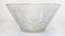 1970s Lalique France Thistle Decorated Art Glass Bowl 2