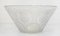 1970s Lalique France Thistle Decorated Art Glass Bowl 3