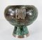 Mid 20th Century Verdigris Copper and Sterling Silver Peruvian Bowl 4