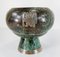 Mid 20th Century Verdigris Copper and Sterling Silver Peruvian Bowl, Image 4