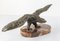 Early 20th Century Americana Bronze Eagle Statue on Marble Base 2
