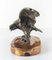 Early 20th Century Americana Bronze Eagle Statue on Marble Base 4