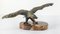 Early 20th Century Americana Bronze Eagle Statue on Marble Base 13