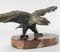 Estatua de águila estadounidense de bronce de principios del siglo XX sobre base de mármol, Imagen 10