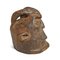 Máscara de casco vintage de madera tallada, Imagen 3