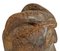 Máscara de casco vintage de madera tallada, Imagen 10