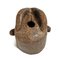 Máscara de casco vintage de madera tallada, Imagen 7