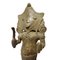 Figura de cuchillo enmascarado antigua de bronce, Imagen 5